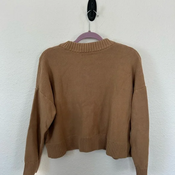 Quince Women's Brown Button-Up Cardigan - Picture 3 of 5